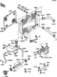KR250 Радиатор