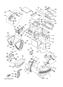 XV1900A Боковые обтекатели