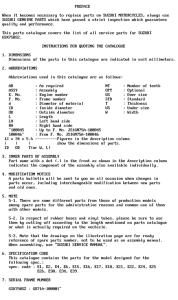 GSX750 Catalog preface