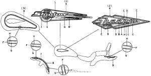 VT1100C Vt1100c emblem
