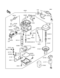 BJ250 Карбюратор