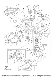 YZF-R6 Топливный бак