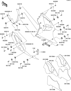 ZX600 Cowling lowers(1 / 2)