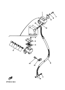 TZR125 Передний тормозной цилиндр