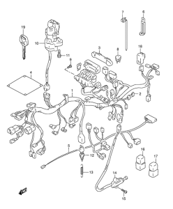 GSF1200S Жгут проводов