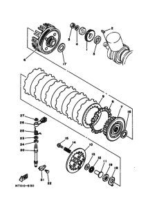TDR250 TDR250A Бендикс