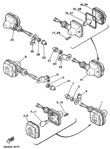 DT125E Поворотники