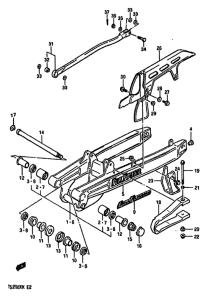 TS250 Маятник задний