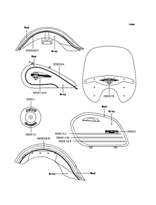 VN1500 Наклейки