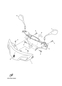 XC125E Обтекатель 1