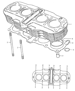 GS550 Цилиндр