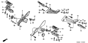 VTR1000F Ступень передачи