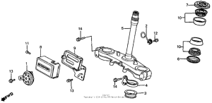 XL200R Траверса нижняя