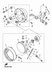 XVS950CR (ABS) Фара