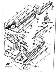 FJ1200 FJ1200A Боковая крышка