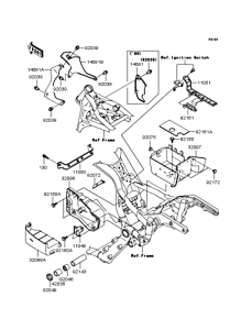 VN1500 Рама ,крепежные детали