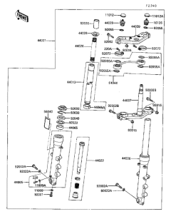 ZG1000 Вилка передней оси