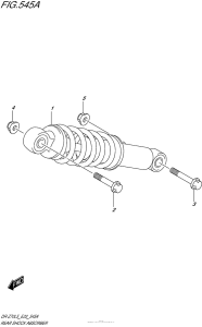 DR-Z70 Задние амортизаторы
