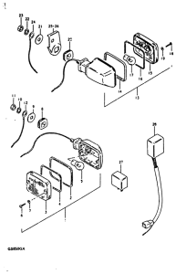GS850 Поворотники