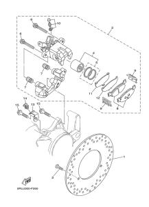 YP400A Задний суппорт