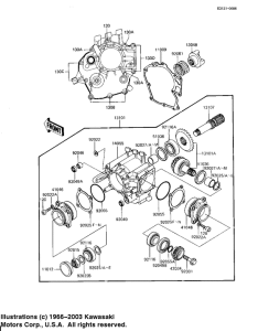 KZ1100 Front bevel gears