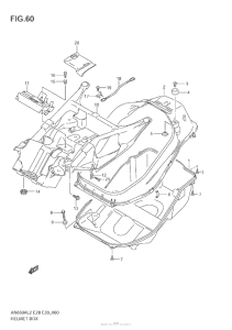 AN650 (ABS) Кофр для шлема