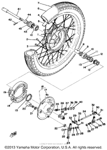 XS360_2D - 1977 Переднее колесо