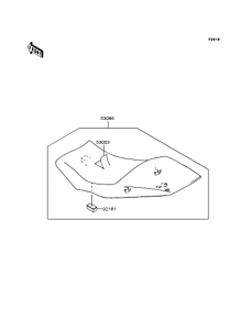 EX400 Сиденье