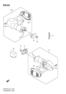 GSF650 (ABS) Поворотники