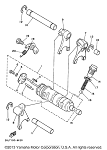 RT100J Вилки переключения