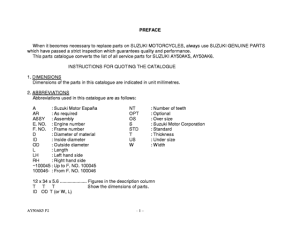 AY50 Catalog preface