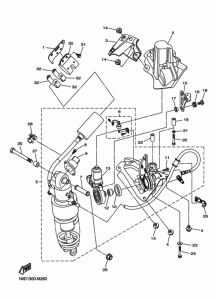 FJR1300AE Задняя подвеска