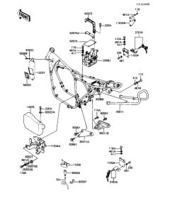 KZ440 Battery case / electro bracket