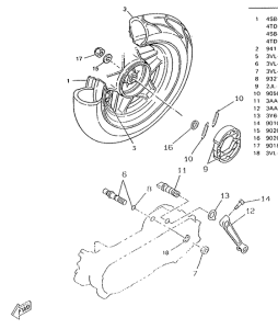 CW50RS Переднее колесо