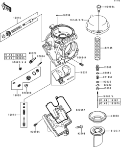 ZX600 Carburetor parts(1 / 2)