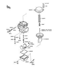 ZX1000 Carburetor parts(1 / 2)