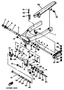 RD500LC Бугель