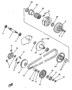 YN50R Сцепление
