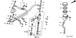  Rr. brake master cylinder