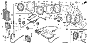 GL1800 (ABS) Audio unit