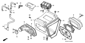 XR200R Воздухоочиститель