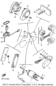 XV700CSC Электрика