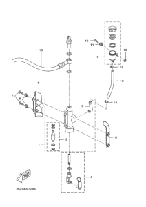 DT50R Задний торм цилиндр