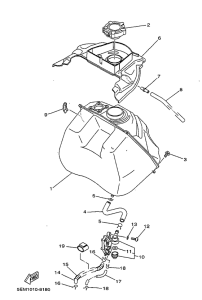 YV50 Топливный бак