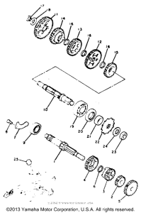 YZ50G Трансмиссия