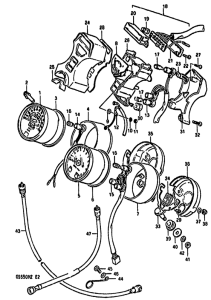 GS550 Speedometer-tachometer