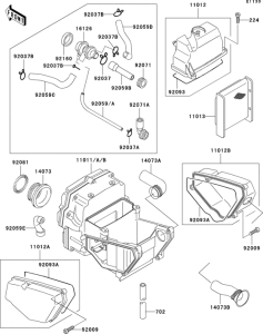 EX500 Air cleaner(1 / 2)