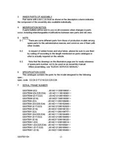 GSX750 Catalog preface