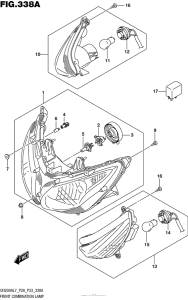 UH200 Front Combination Lamp