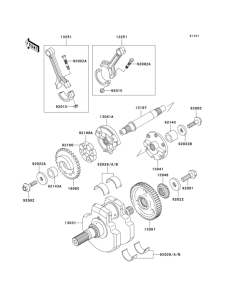 VN1500 Коленвал